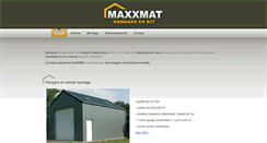 Desktop Screenshot of hangars-metalliques.fr